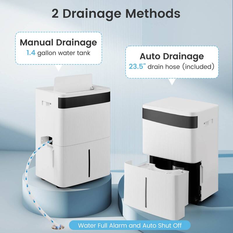 Costway 74 Pints Dehumidifier for Home 4500 Sq.Ft Dehumidifier with - See Details