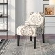 preview thumbnail 11 of 24, Gymax Armless Accent Chair w/ Rubber Wood Legs Modern Vanity Chair for