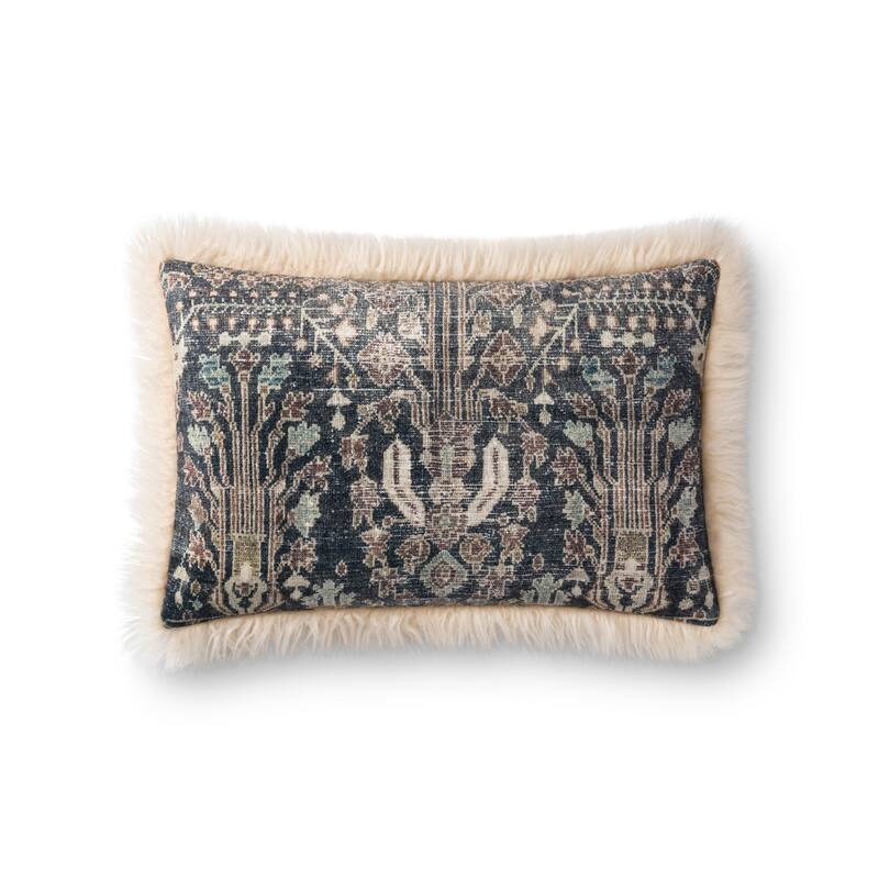 Alexander Home Maria Persian Faux Fur Throw Pillow - Cover Only