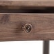 Thumbnail 5, WYNDENHALL Brinkley SOLID ACACIA WOOD Modern Industrial 60 inch Wide Writing Office Desk. Changes active main hero.