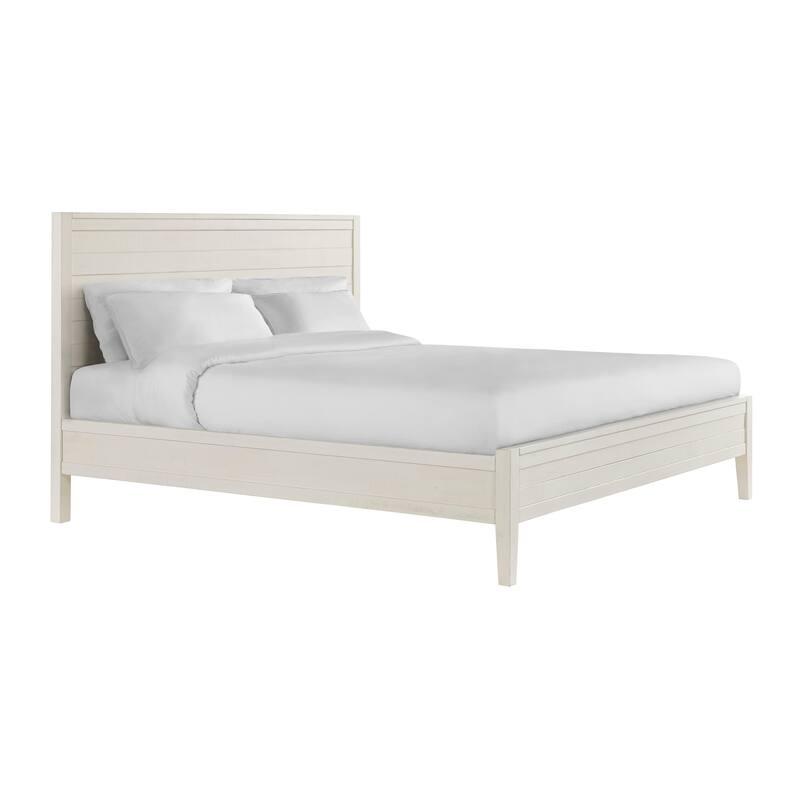 Arden 4-Piece Bedroom Set with King Bed, 2-Drawer Nightstand with Open Shelf, 5-Drawer Chest, 6-Drawer Dresser