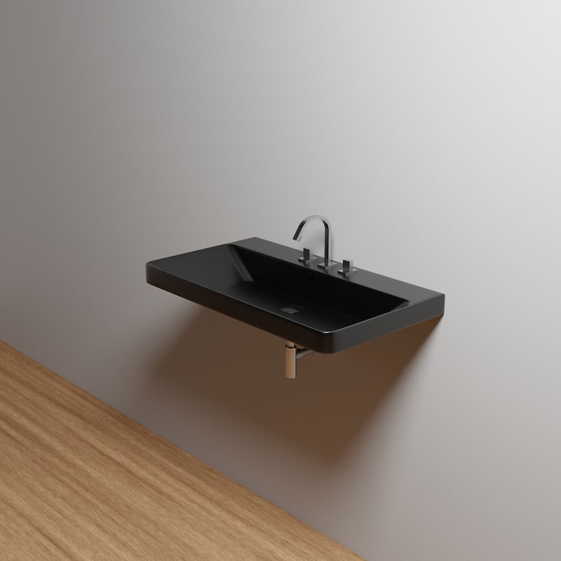 WS Bath Collections Luxury 80.03 Luxury 31-11/16" Rectangular Ceramic
