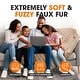 preview thumbnail 54 of 81, Cheer Collection Faux Fur/ Microplush Reversible Throw Blanket