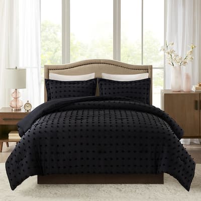 Tufted Design Jacquard Comforter Set