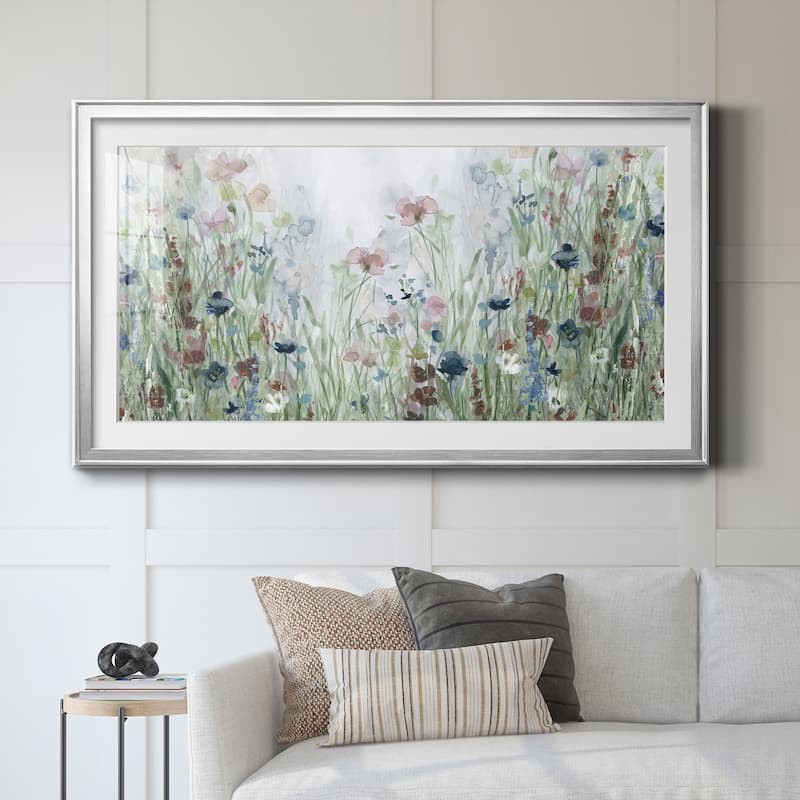 Wildflower Fields- Premium Gallery Framed Print - Ready to Hang