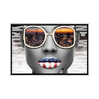iCanvas "Musa New York" by Jan Raphael Framed