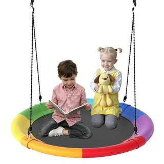 Goplus 40" Flying Saucer Tree Swing Indoor Outdoor Play Set Kids - See Details
