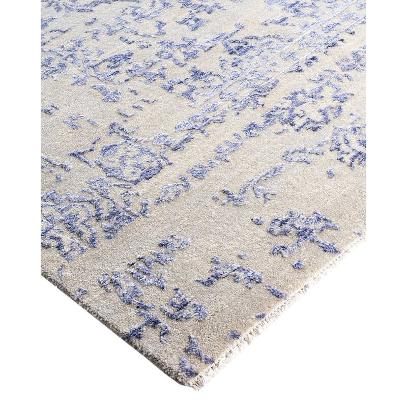 Ikat One-of-a-Kind Hand-Knotted Area Rug, Beige - 8' 1" x 10' 5"