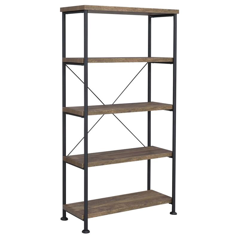 Analiese Farmhouse 63-inch 4-shelf Bookshelf - 31.50" x 14.25" x 63.00"