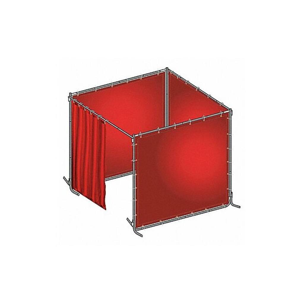Manufacturer Varies Welding Booth Kit,8 ft W, 6 ft H, Red 22RP05 - 1 Each