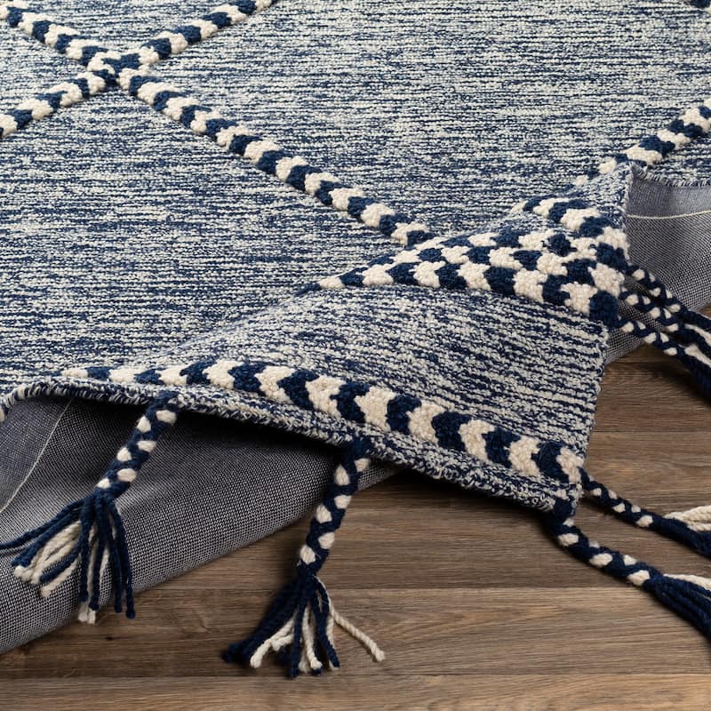 Artistic Weavers Loren Boho Tassel Handmade Wool Area Rug