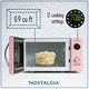 preview thumbnail 2 of 4, Nostalgia Retro 0.9 Cu. Ft. Microwave Oven