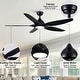 preview thumbnail 20 of 23, 60 in.Matte White Indoor Ceiling Fan with Light, DC Motor and Remote Control