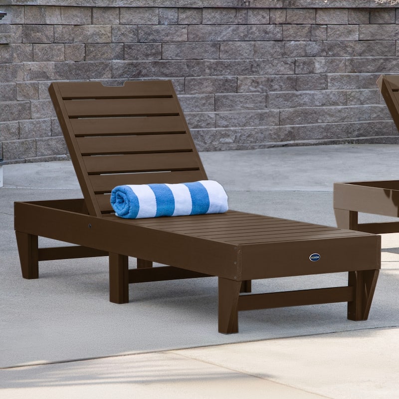 Highwood Professional Commercial Grade Pinehurst Chaise Lounge