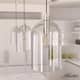 Option Brushed Nickel-Seeded Glass