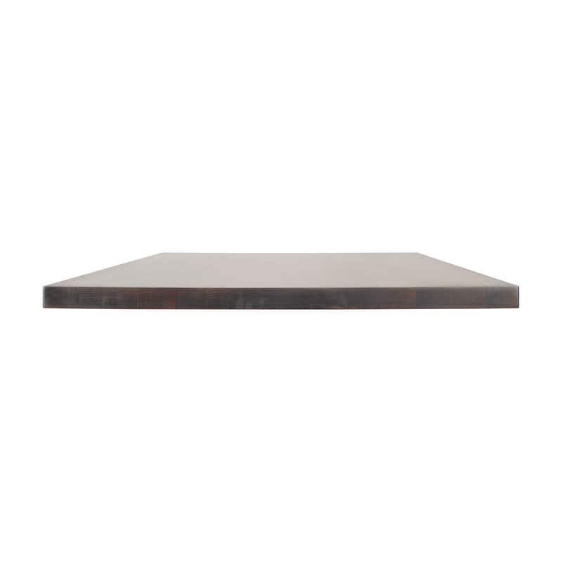 Commercial Solid Wood Tabletop with Support Bars for Indoor Use