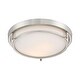 preview thumbnail 4 of 8, Meridian M60019 2 Light 13" Wide Flush Mount Bowl Ceiling Fixture