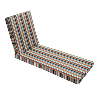 Sorra Home Sunbrella Outdoor Chaise Lounge Cushion