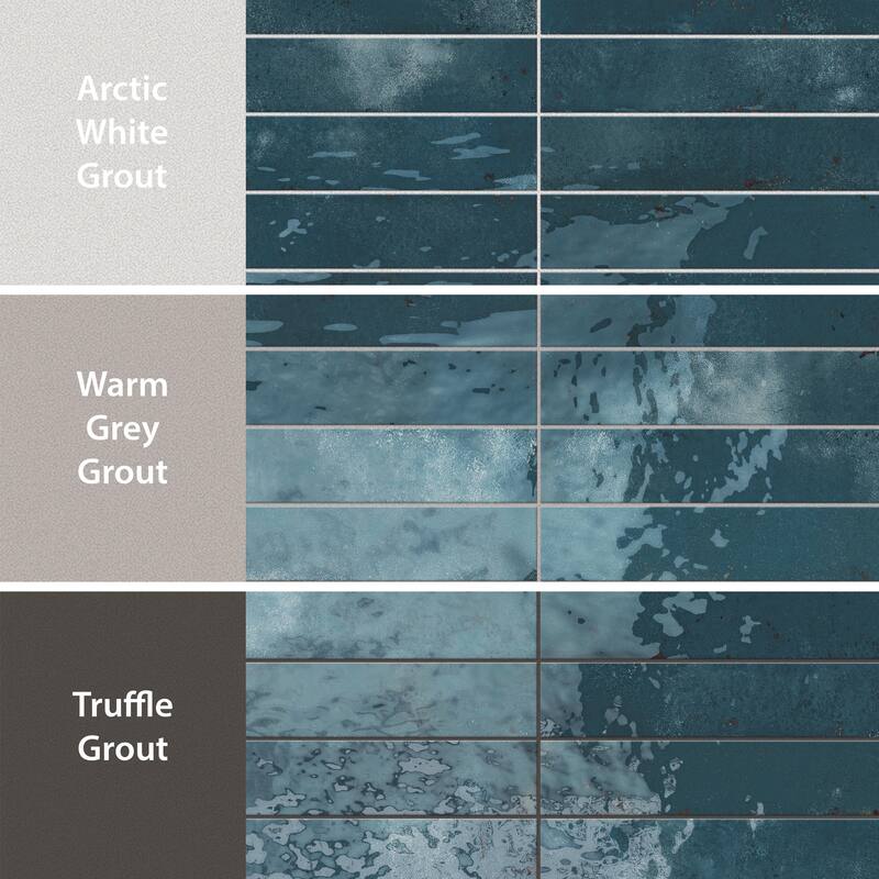 Merola Tile Scottsdale Blue 1-7/8" x 17-3/4" Porcelain Floor and Wall Tile