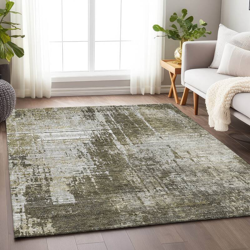 Premium Washable Super Soft Abstract Ombre Mayfield Rug