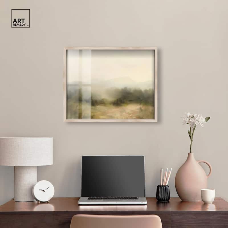 Haze Horizon Shadowbox by Art Remedy