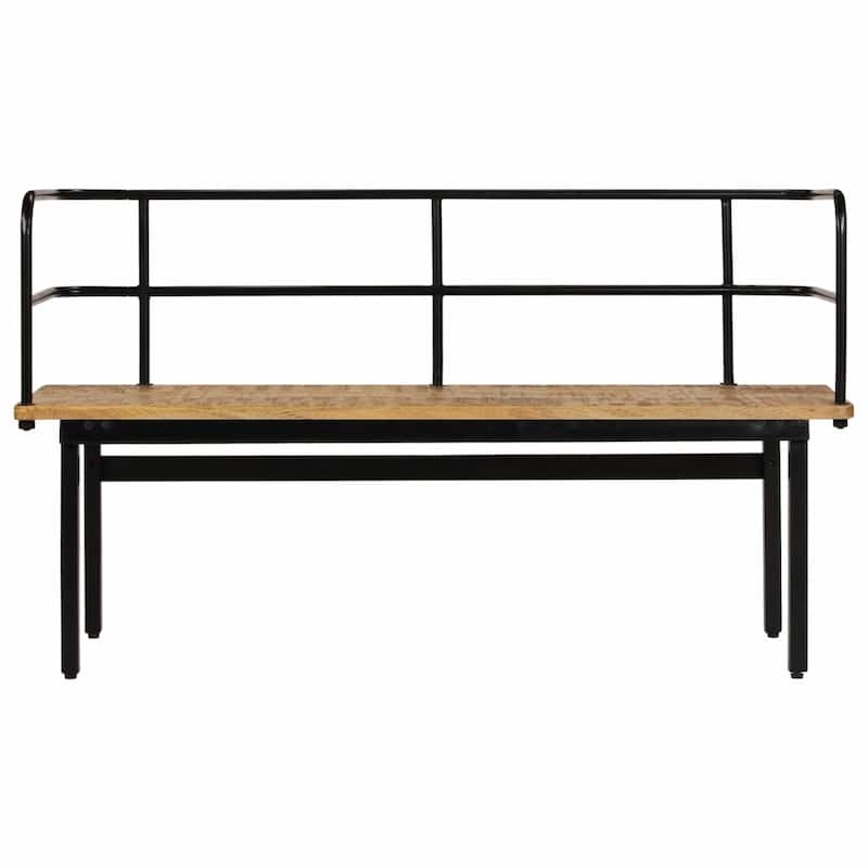 vidaXL Bench 47.2"x15.7"x27.6" Solid Mango Wood