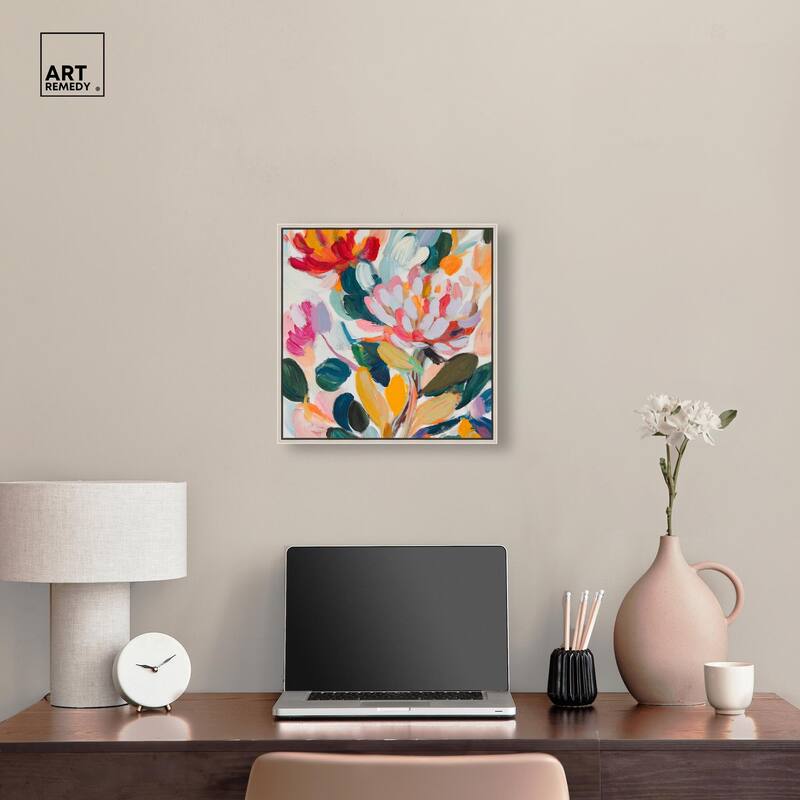 Lively Flora II Canvas by Art Remedy