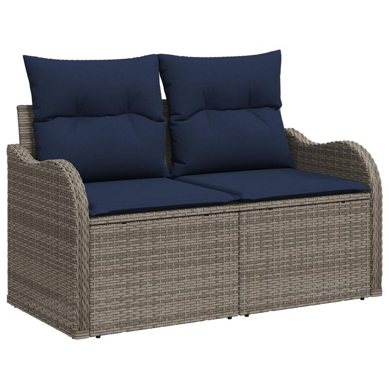 vidaXL 4 Piece Garden Sofa Set with Cushions - 69.3×46.1×27.2