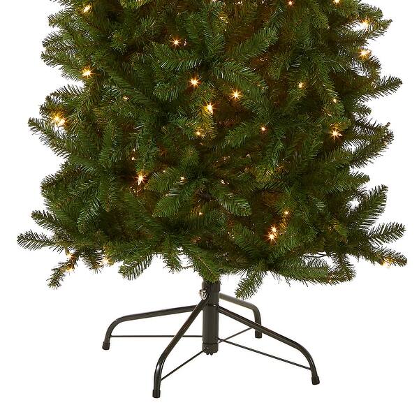Kingswood Fir 7foot Pencil Hinged Artificial Tree With 300 Clear