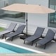 preview thumbnail 19 of 58, Gymax 13 FT Double-sided Patio Umbrella Outdoor Large Twin Size