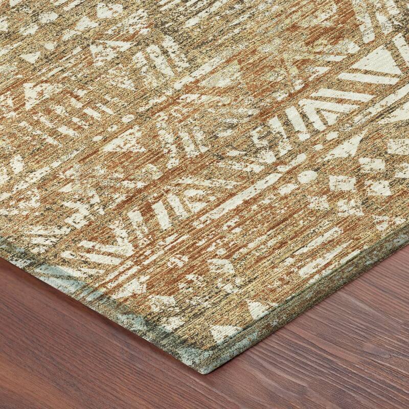 Machine Washable Indoor/ Outdoor Global Jara Chantille Rug