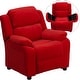 preview thumbnail 88 of 106, Deluxe Padded Contemporary Kids Recliner with Storage Arms