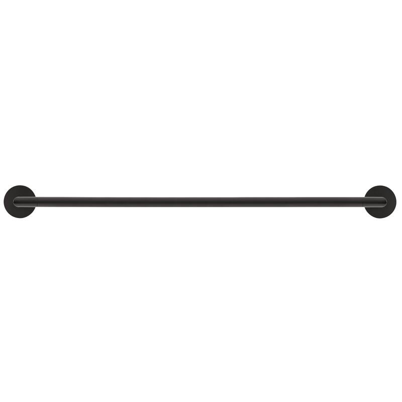 Design House Graz Park Matte Black Towel Bar for Bathroom