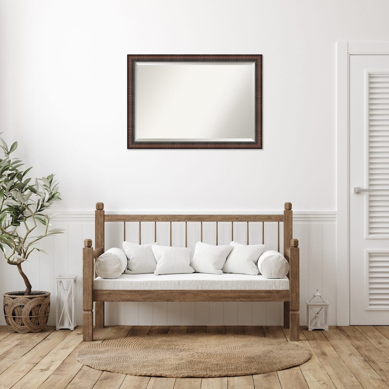 Caleb Brown Beveled Framed Wall Mirror - Caleb Brown