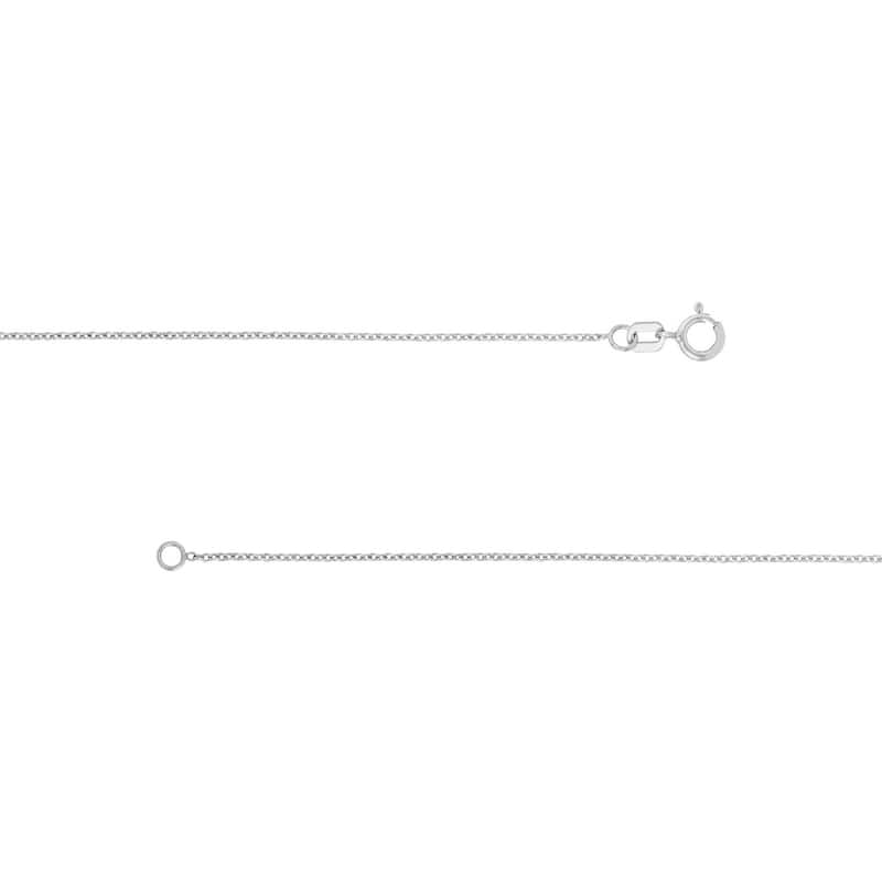 Curata 925 Sterling Silver Italian 18" Rhodium Plated Tassel Bead Lariat Necklace