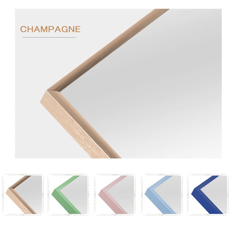 Dovelina Modern Full Length Floor Mirror - Freestanding Vanity Mirror for Bathroom or Living Space