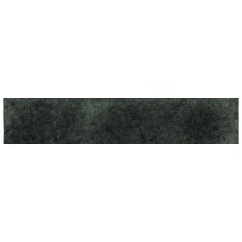 Merola Tile Menorca Forest Black 2-1/2" x 12-7/8" Ceramic Wall Tile