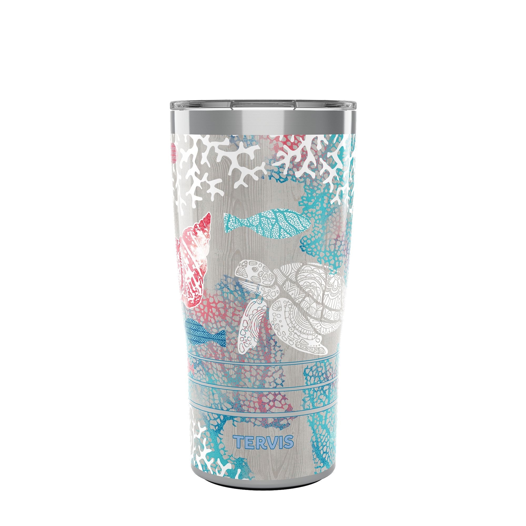 Tervis Traveler Ocean Life Dive Triple Walled Insulated Travel Tumbler, Ocean Life Dive - 20oz Stainless Steel