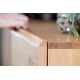 preview thumbnail 4 of 6, Rye Studio Scandinavian Wavy Edge 3-Section Sideboard - 18.75"W x 78.75"L x 28.625"H