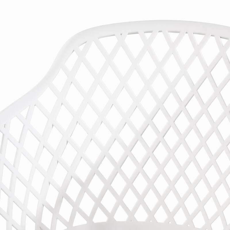 Poppy Outdoor Modern Dining Chair (Set of 4) by Christopher Knight Home