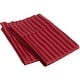 preview thumbnail 2 of 7, Superior Gyda Stripe Egyptian Cotton Pillowcases (Set of 2) Burgundy - King
