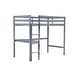 preview thumbnail 5 of 20, Twin High Loft Bed with Safety Guardrail and Built-in Desk