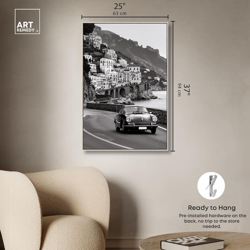 Drive through the Town Canvas by Art Remedy