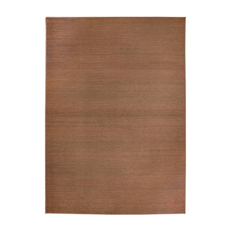 My Magic Carpet Machine Washable Area Rug Solid Espresso