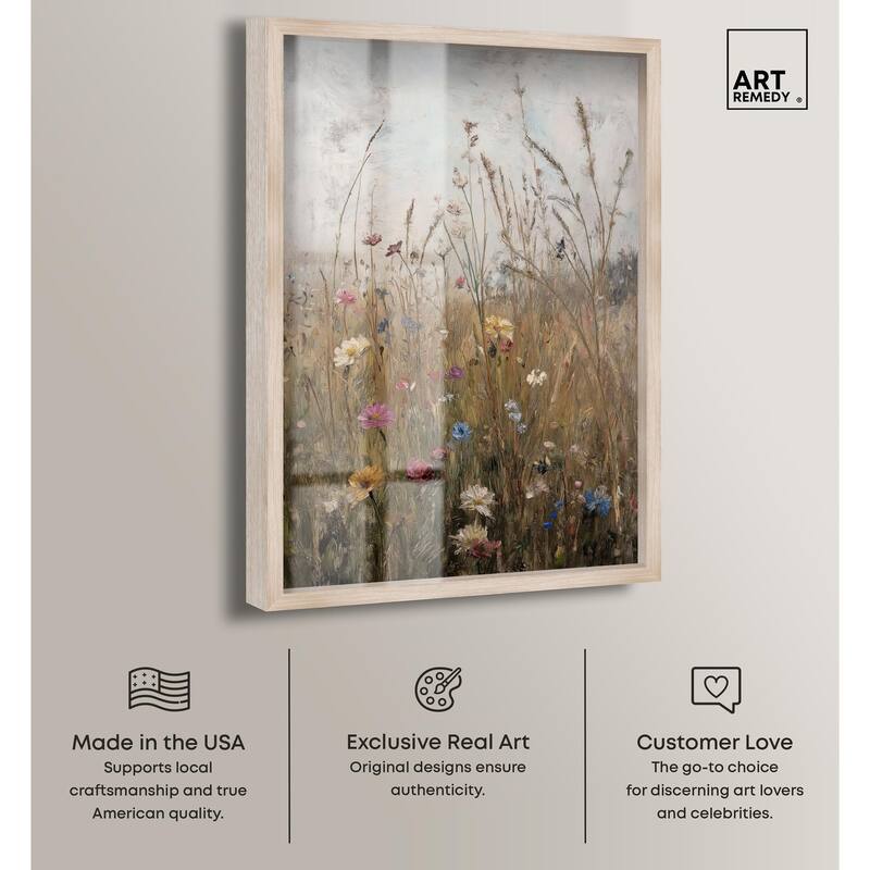 Field of Forgotten Dreams I Shadowbox by Art Remedy