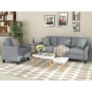 Living Room Furniture Chair And 3-Seat Sofa - Bed Bath & Beyond - 39614030