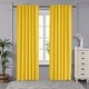preview thumbnail 62 of 65, Deconovo Mix & Match Blackout and Bronze Print White Sheer 4 Piece Curtain Panel Set