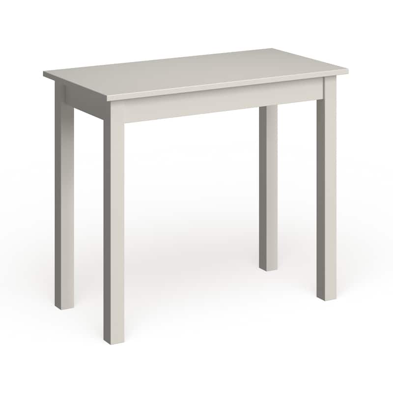 Porch & Den Lowrey Antique White Pub Bar Table