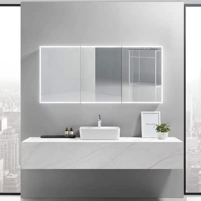 Modern Mirrors Cassini III Lighted Bathroom Cabinet Vanity Mirror