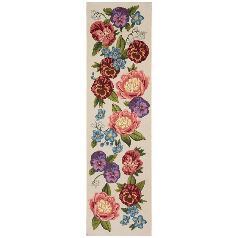 Liora Manne Marina Secret Garden Indoor/Outdoor Area Rug